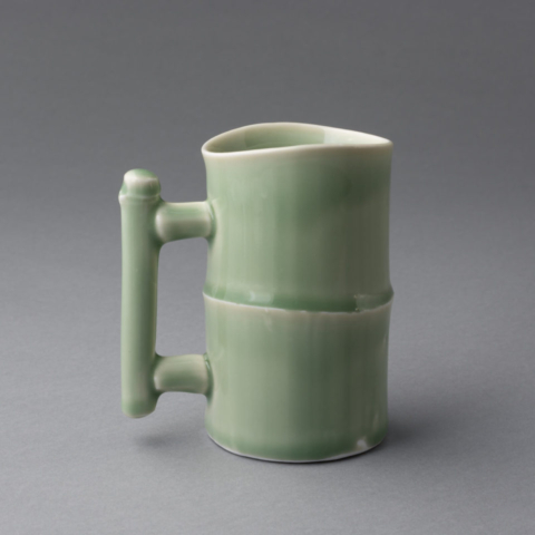 Bamboo cup, Porcelain